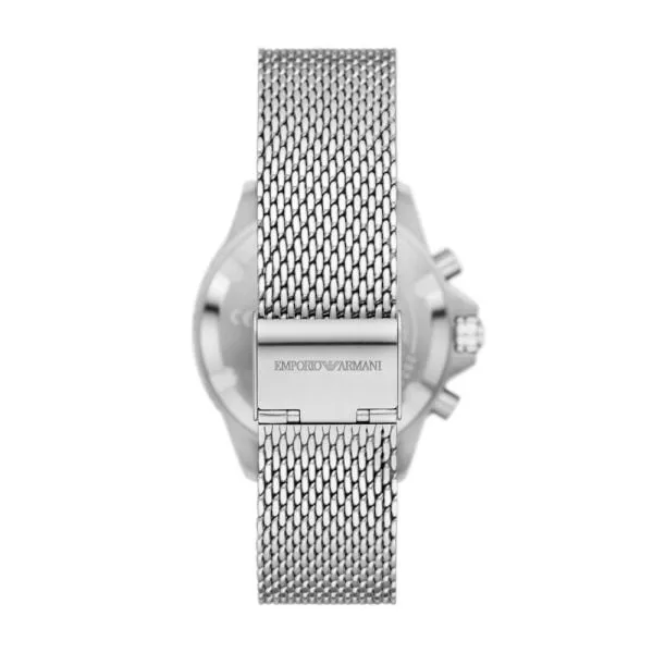 Emporio Armani Chronograph Stainless Steel Mesh Watch - AR11587