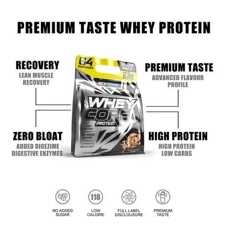 Whey Core 64 servings - Vanilla Ice Cream - 2kg