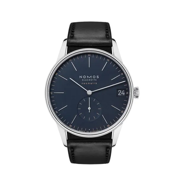 Nomos Orion Neomatik 41 Date Midnight Blue Stainless Steel Watch