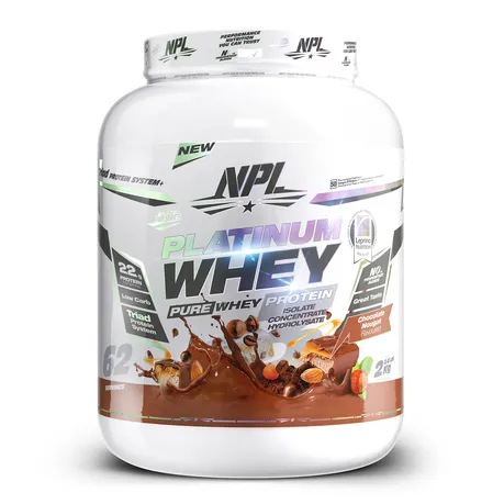 NPL Platinum Whey, Choc Nougat - 2kg