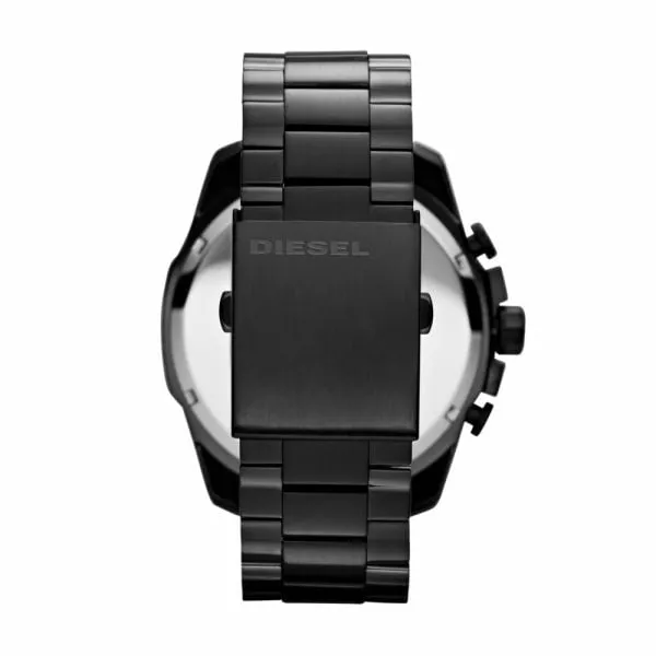 Diesel Men's Mega Chief Black Round Stainless Steel Watch - DZ4283