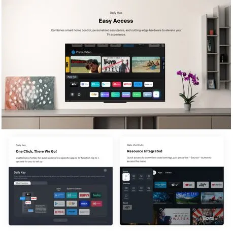 Skyworth 50-inch UHD Google TV-50G6600G