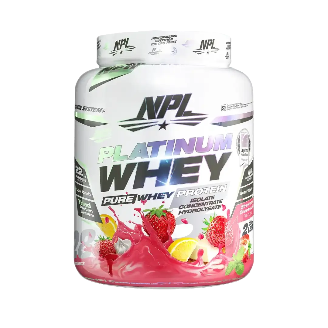 NPL Platinum Whey Strawberry Cheesecake, 908g