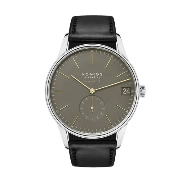 Nomos Orion Neomatik 41 Date Olive Gold Stainless Steel Watch