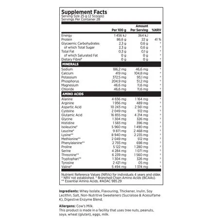 Sci-core Iso Core 700g - Vanilla