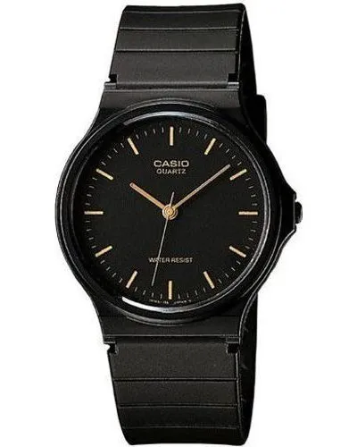 Casio Analog Wrist Watch (Black & Gold)