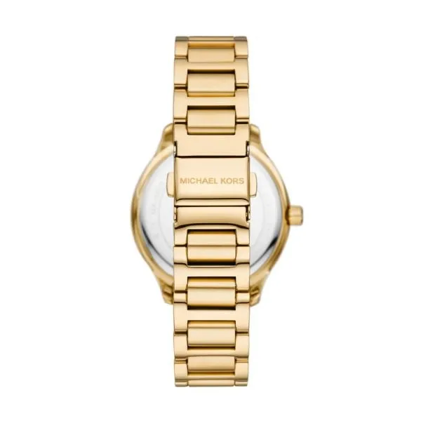 Michael Kors Sage Three-Hand Gold-Tone Stainless Steel Watch - MK4805