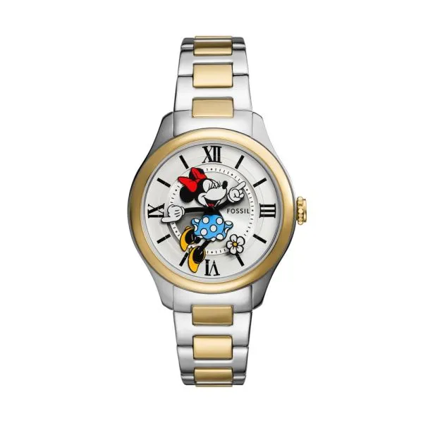 Fossil Women's Disney Mickey Mouse x Fossil Limited-Edition 2T Stainless Steel Golf Watch - SE1122