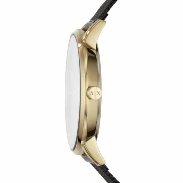 Armani Exchange Women's Lola Gold Round Stainless Steel Watch - AX5548