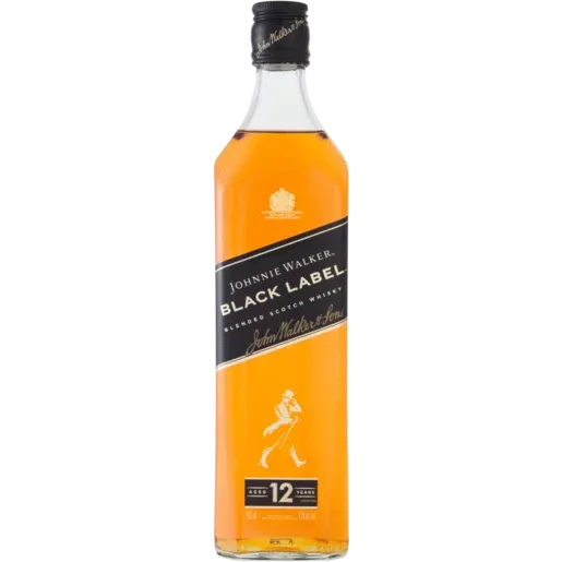 Johnnie Walker Black Label Blended Scotch Whisky Bottle 750ml