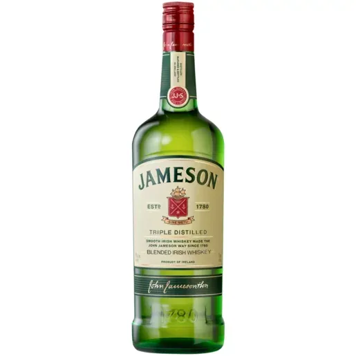 Jameson Blended Irish Whiskey Bottle 1L