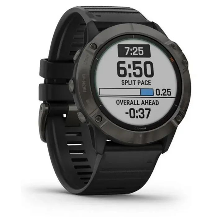 Garmin Fenix 6x Pro Solar Edition Smart Watch - Black