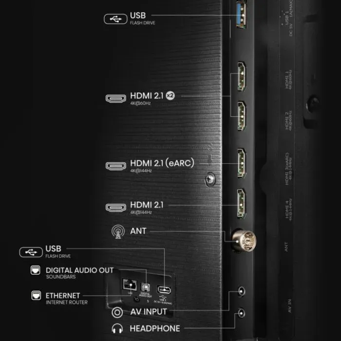 Hisense 190cm (75") QLED 144Hz Smart TV - 75Q7Q
