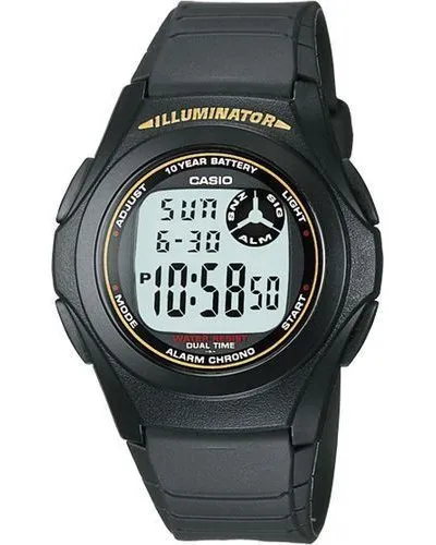 Casio Wr Multi Alarm Digital Watch (Black)