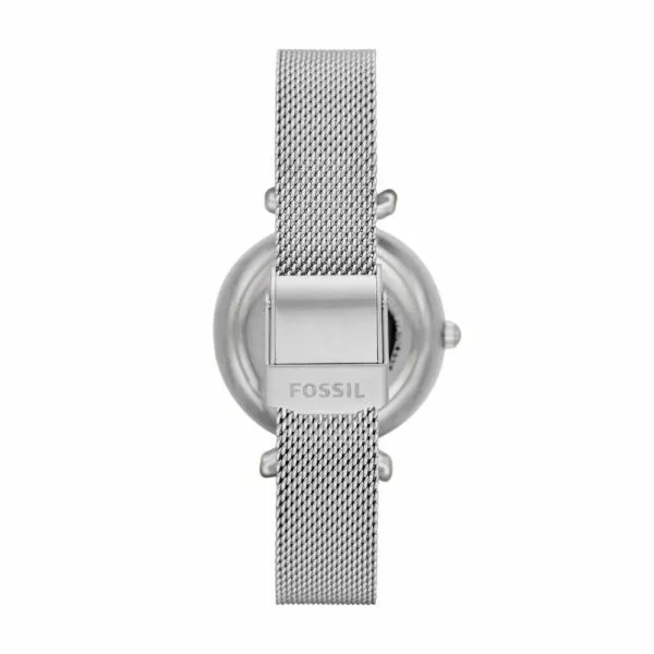 Fossil Women's Carlie Mini Automatic Stainless Steel Mesh Watch - ME3189