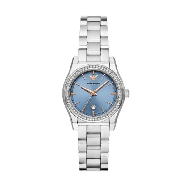 Emporio Armani Three-Hand Date Stainless Steel Watch - AR11593