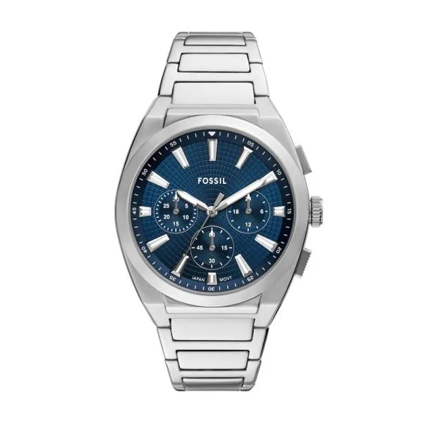 Fossil Men's Everett Chronograph, Stainless Steel Watch - FS6104