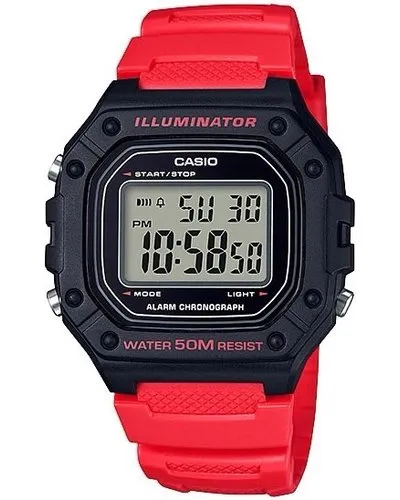 Casio Digital Wrist Watch (Black | Red)