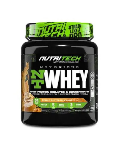 NT Notorious Whey Protein - Peanut Butter Milkshake (454g/1lb)