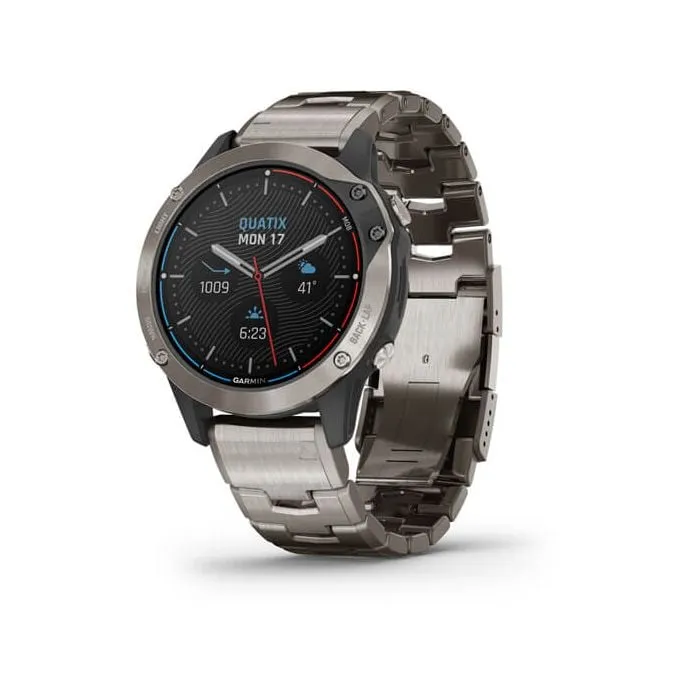 Garmin Quatix 6 Marine Smartwatch - Titanium