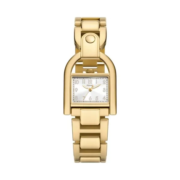 Fossil Women's Harwell Three-Hand, Gold-Tone Stainless Steel Watch - ES5327