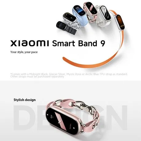 Xiaomi Smart Band 9 - Glacier Silver