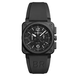 Bell & Ross Aviation Black Ceramic Chronograph Watch