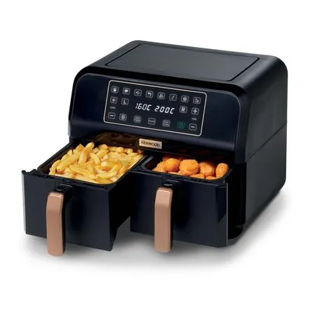 Kenwood - 8L kHealthy Dual Air Fryer - HFP70.000BK