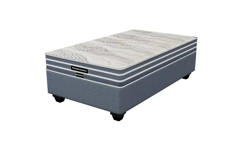 Sleepmasters Broadway 107cm (3/4) Firm Bed Set Standard Length