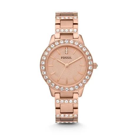 Fossil Jesse Rose Gold Stainless Steel Watch - ES3020