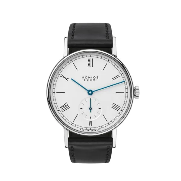 Nomos Ludwig Glass Back Stainless Steel Watch