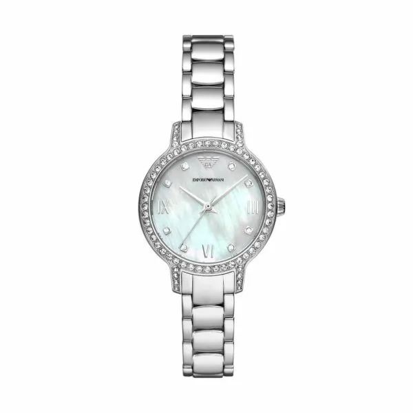 Emporio Armani Three-Hand Stainless Steel Watch - AR11484