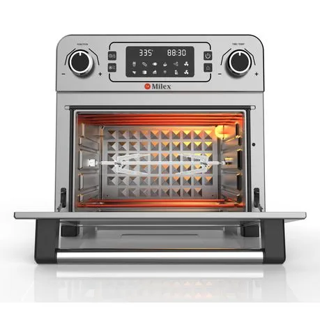 Milex - 23liter Airfryer oven with Rotisserie