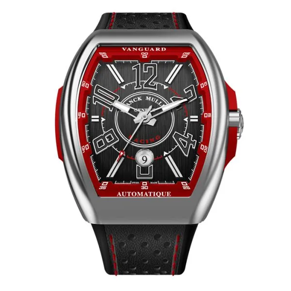 Franck Muller Vanguard 45 Racing Red Stainless Steel Watch