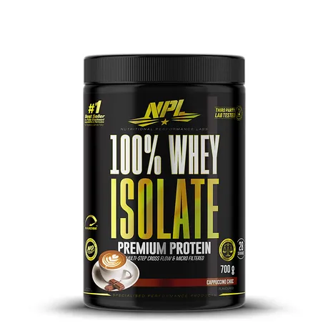 100% Whey Protein Isolate Cuppucino Choc - 700g