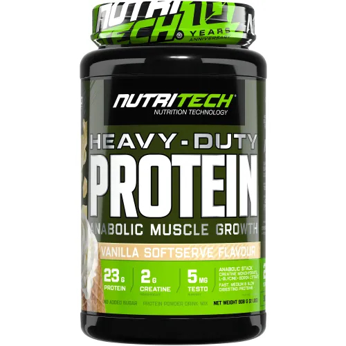 Heavy Duty NT Whey Protein Vanilla Softserve 908g