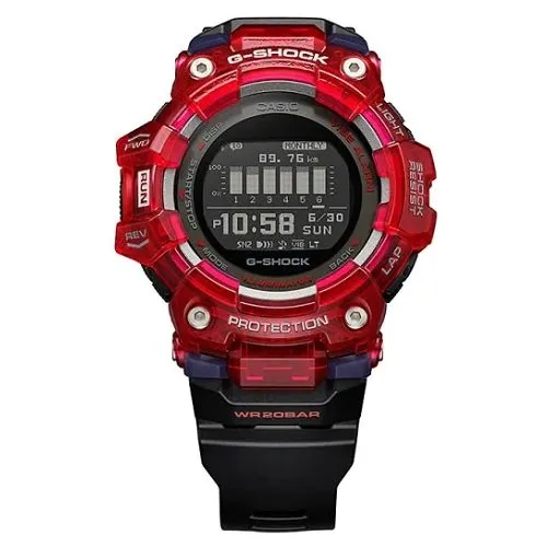 Casio G-Squad Black and Red G-Shock Wrist Watch