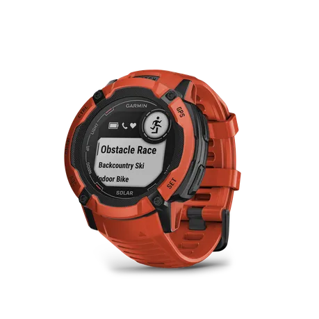 Garmin Instinct 2X, Solar - Flame Red