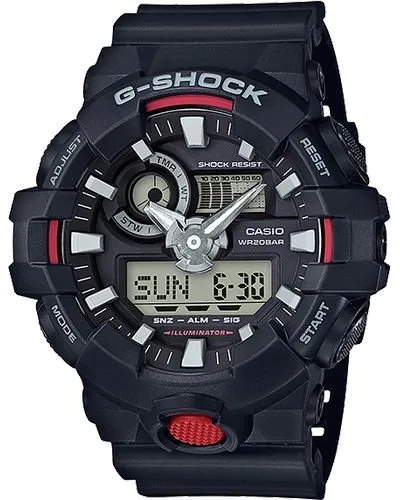 Casio G-Shock Analog & Digital Wrist Watch (Black)