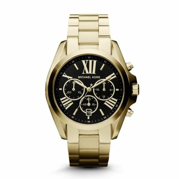 Michael Kors Women's Bradshaw Gold Round Stainless Steel Watch - MK5739