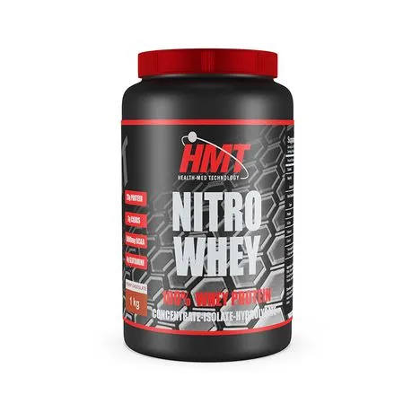 HMT 100% Whey Protein - Nitro Whey 1kg - Chocolate