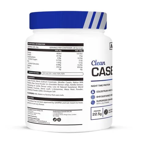My Wellness Clean Casein Protein Belgium Chocolate 840g