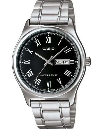 Casio Classic Analog Wrist Watch (Silver & Black)