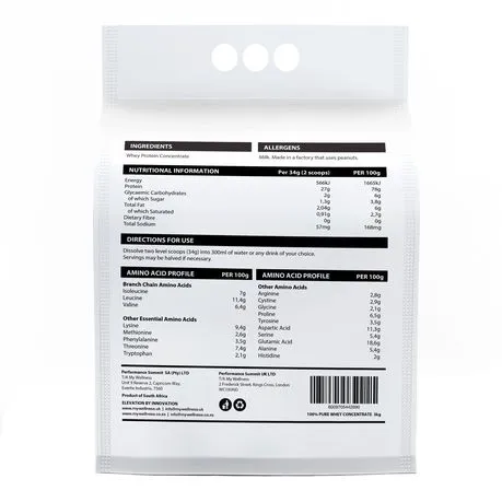 My Wellness - Grass Fed Whey Concentrate 3kg - Unflavoured