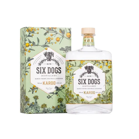 Six Dogs Karoo Gin - 750ml