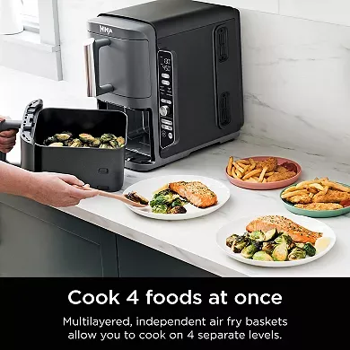 Ninja DoubleStack XL 10-qt. 6-in-1 Two-Basket Air Fryer SL401