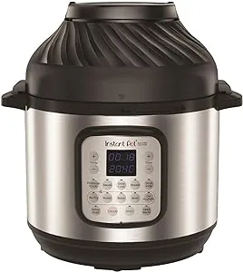 Instant Pot Duo Crisp Smart Pressure Cooker and Air Fryer, 6 Litre Capacity