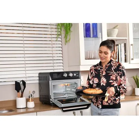 Kenwood - Air Fryer Oven & Rotisserie 25L Black - MOA25.600BK