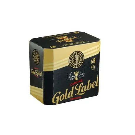 Carling Gold Label limited edition 410 ml Can 4x6