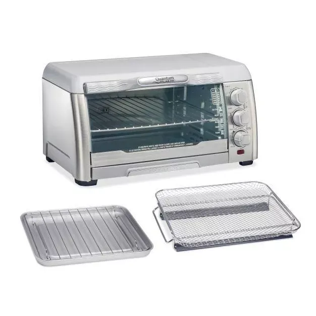 Hamilton Beach 12qt Quantum Air Fry Toaster Oven 31350: Countertop Oven, 1400W, Bakes & Broils, Dishwasher-Safe Parts